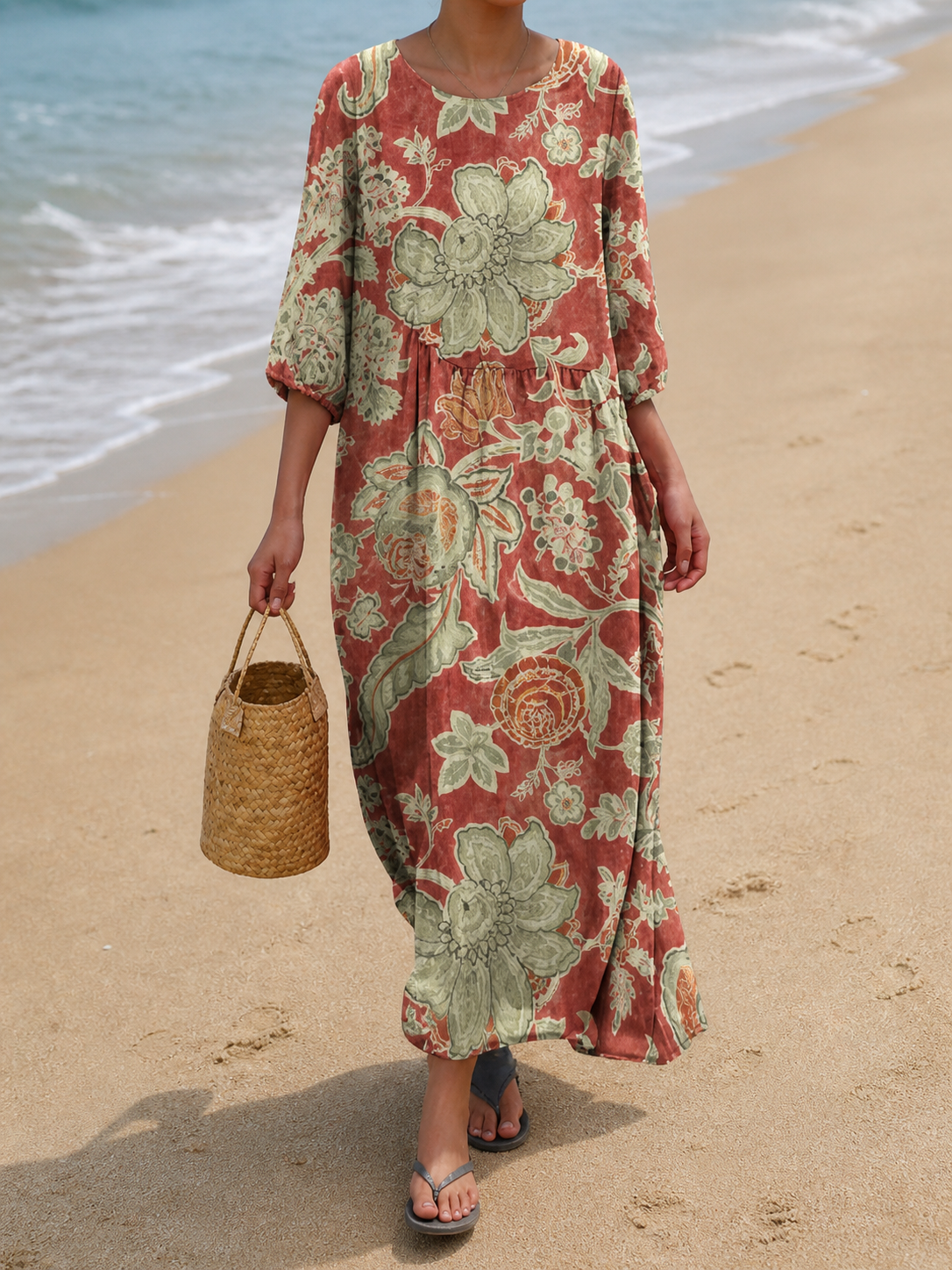 Isotta | Vestido Estampado Floral de Verano para Mujer