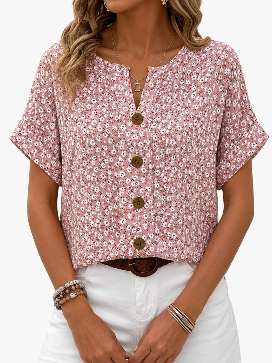 Velmira Sevilla | Blusa Floral Elegante para Mujer
