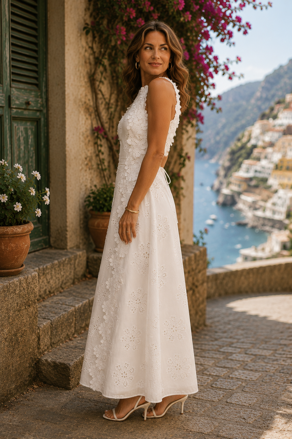 Della | Vestido Bordado Largo Elegante