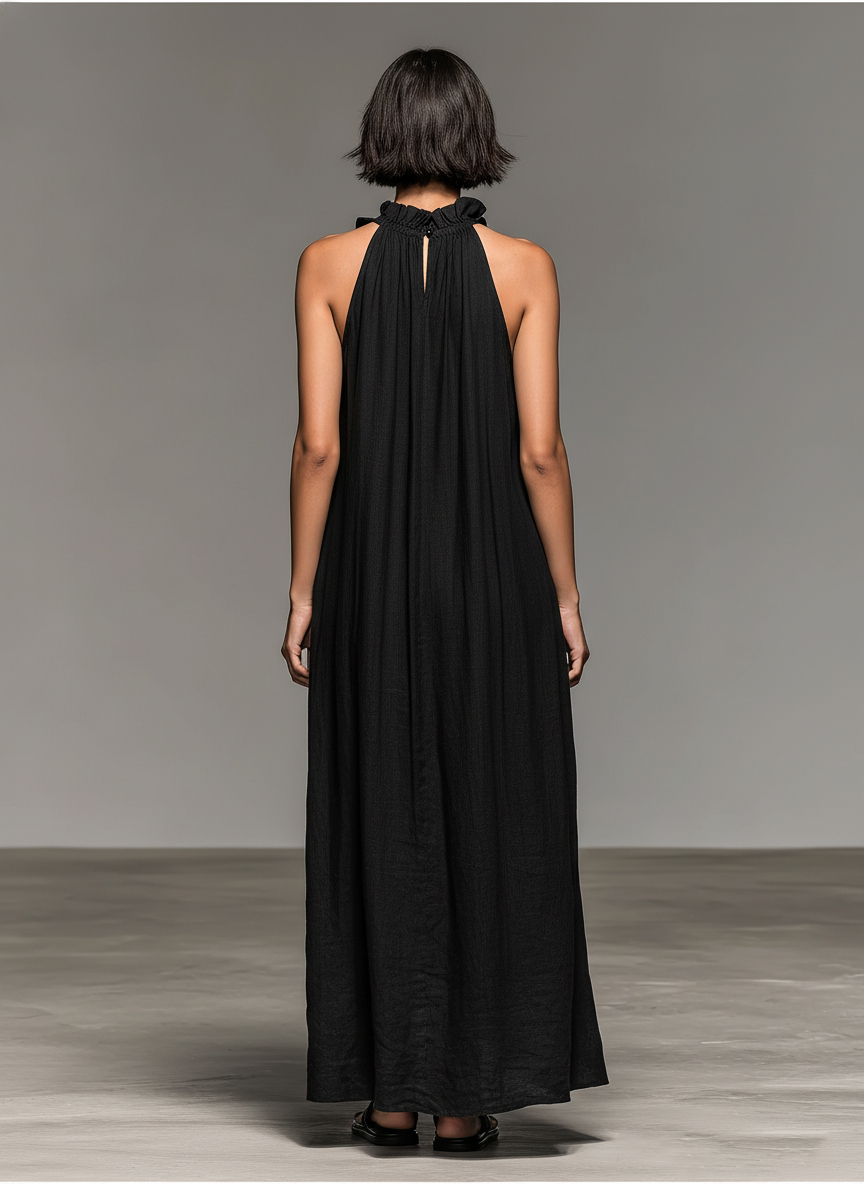 Lua | Vestido Largo con Volantes