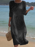Romilda | Vestido Casual Bordado — Tendencia de Temporada