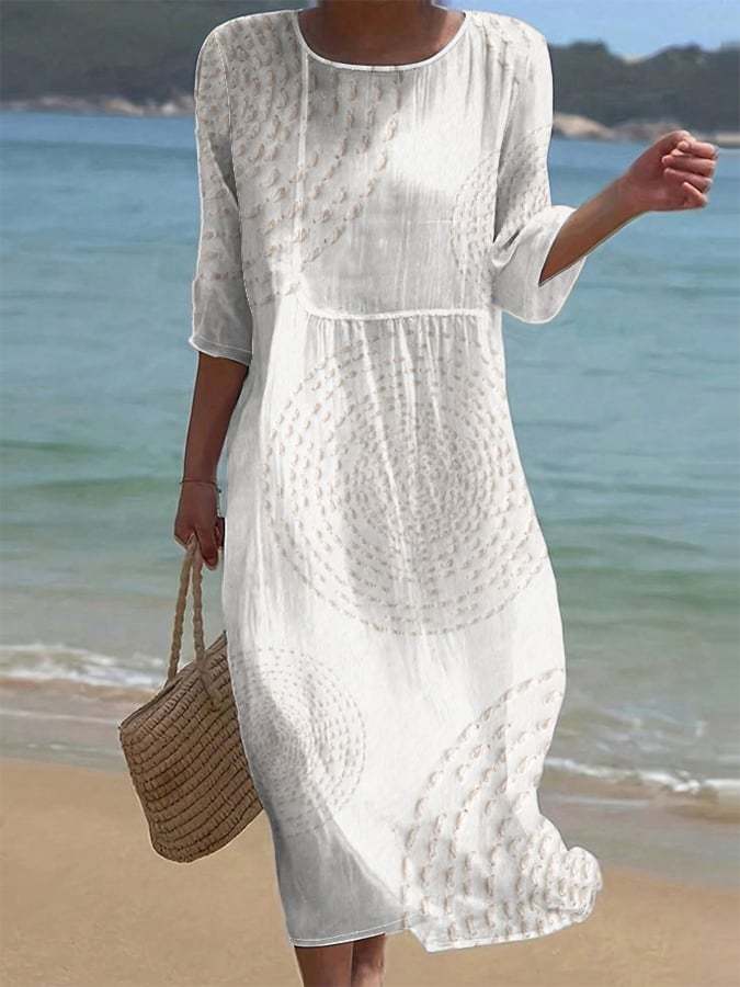Fernanda | Vestido Casual Bordado para Mujer