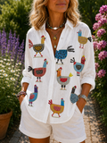 Ingrid | Blusa Galline Giocose