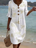 Fioralba | Vestido Casual con Estampado Floral