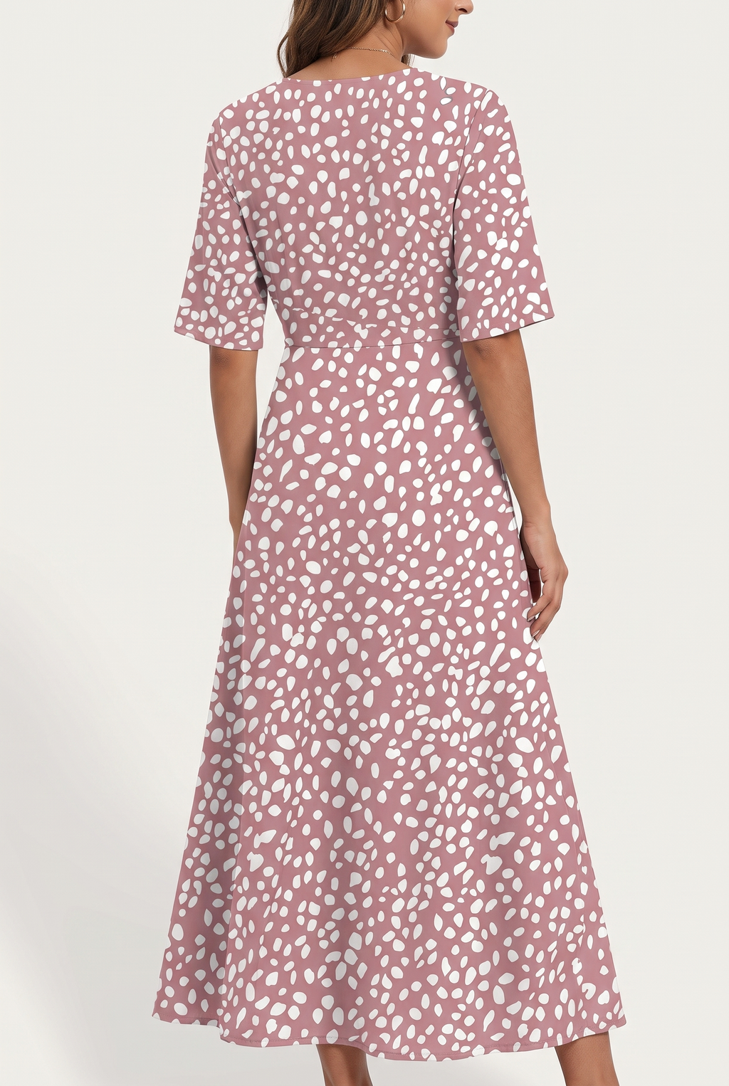Fosca | Vestido Midi Favorecedor con Talle Imperio